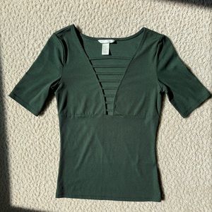 H&M Deep V Top